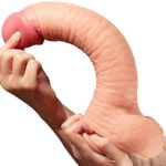 Yeni Nesil Çift Katmanlı 30,5 cm Realistik Dev Dildo Penis - Görsel 15