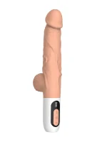 VEXXOR 18 cm Isıtmalı İtmeli Gerçekçi Vibratör – Vantuzlu - Görsel 5