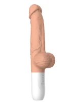 VEXXOR 18 cm Isıtmalı İtmeli Gerçekçi Vibratör – Vantuzlu - Görsel 6