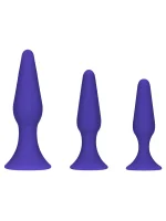 NOXXX Funbums 3'lü Anal Plug Seti – Mavi